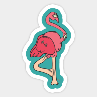 Flamingo Joe Sticker